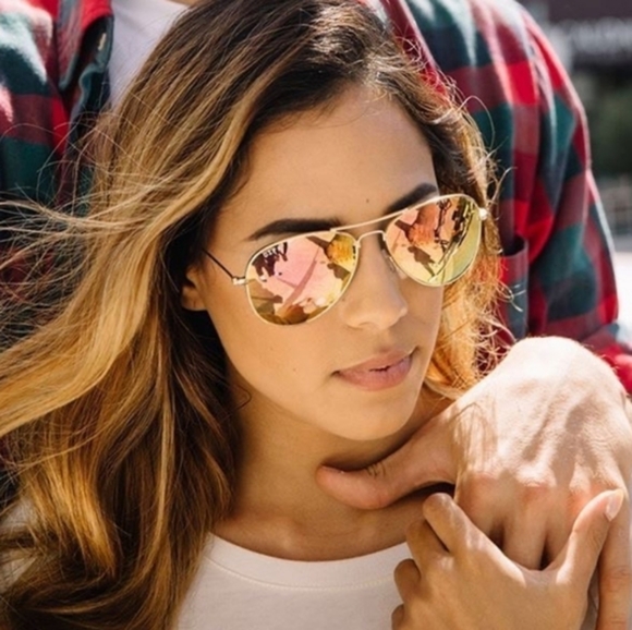 LIKE NEW RayBan Aviator RB3025 Copper Mirror Flash Lens Ray ban Sunglasses - Picture 16 of 16